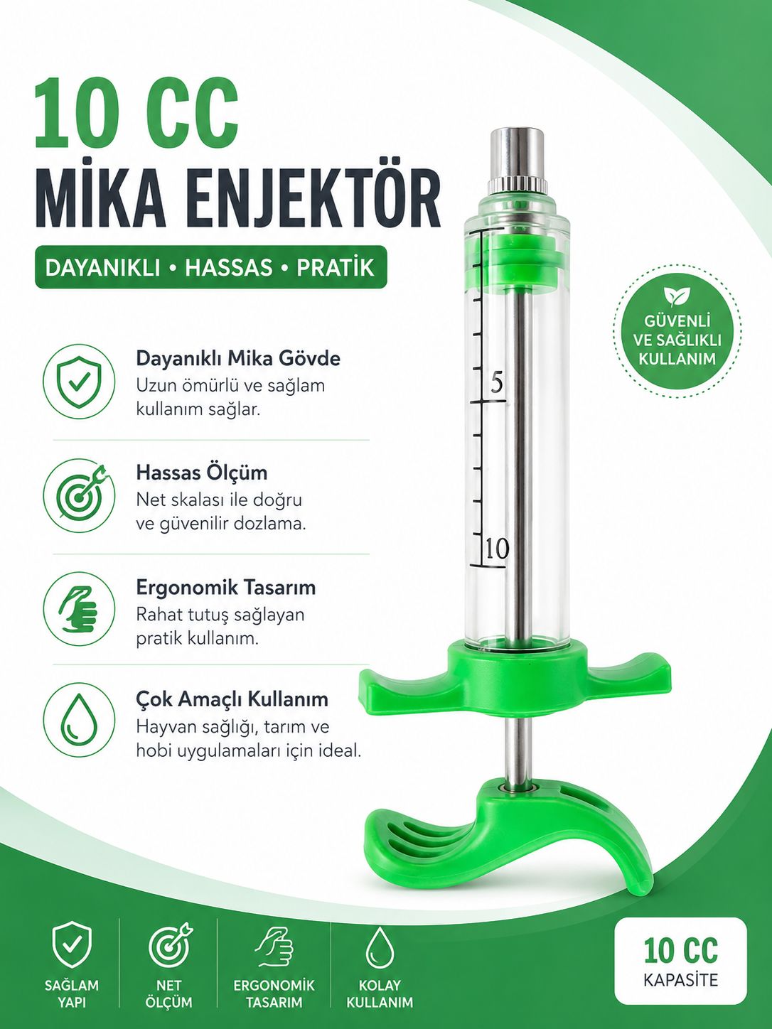 10 CC Mika Enjektör
