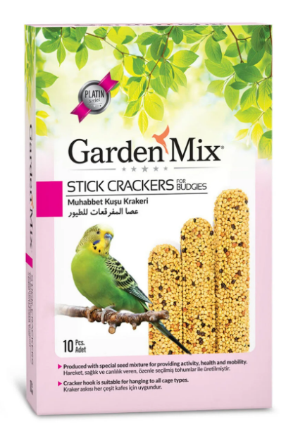 Gardenmix Garden Mix Platin Sade Kuş Krakeri 10Lu    10 Adet